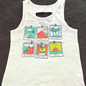 𝅺GIRLS Summer Scene Tank Top